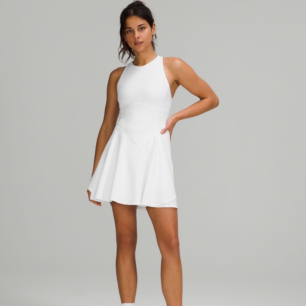 lululemon athletica White Racerback Tennis Dress